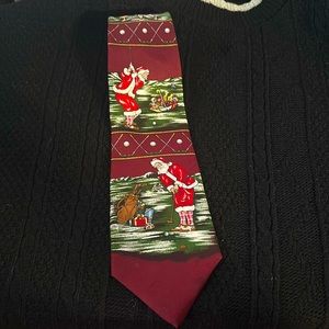 Men’s  100% Silk holidays Christmas Tie